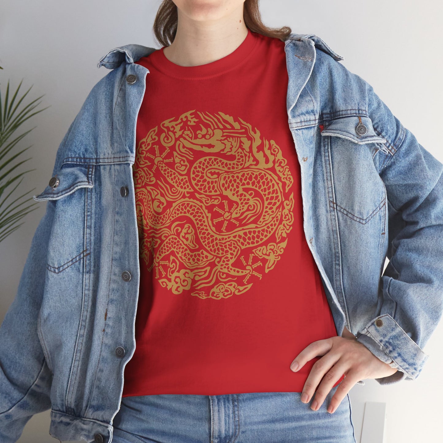 GonRyong Korean King Symbol Women's T-Shirt Red