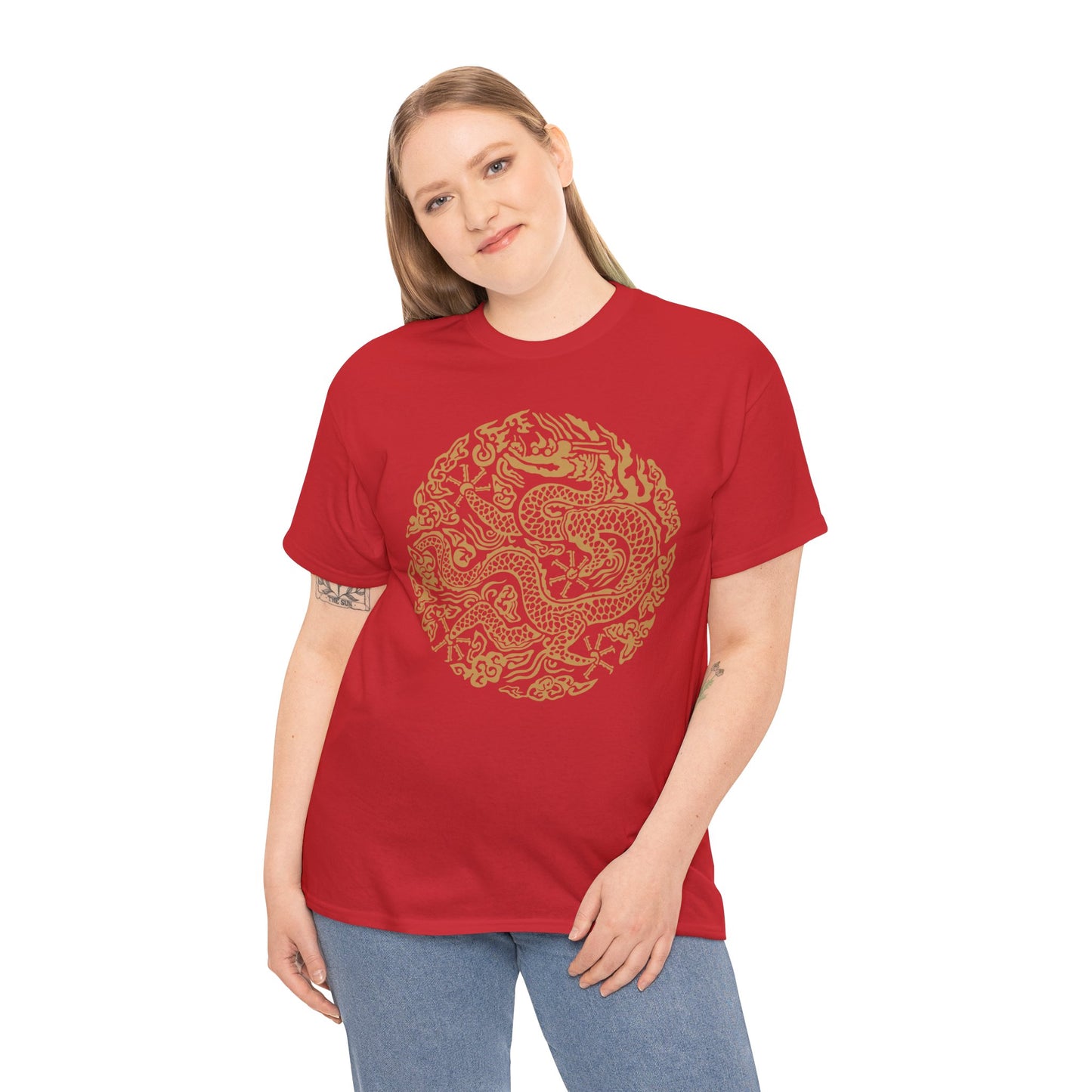 GonRyong Korean King Symbol Women's T-Shirt Red