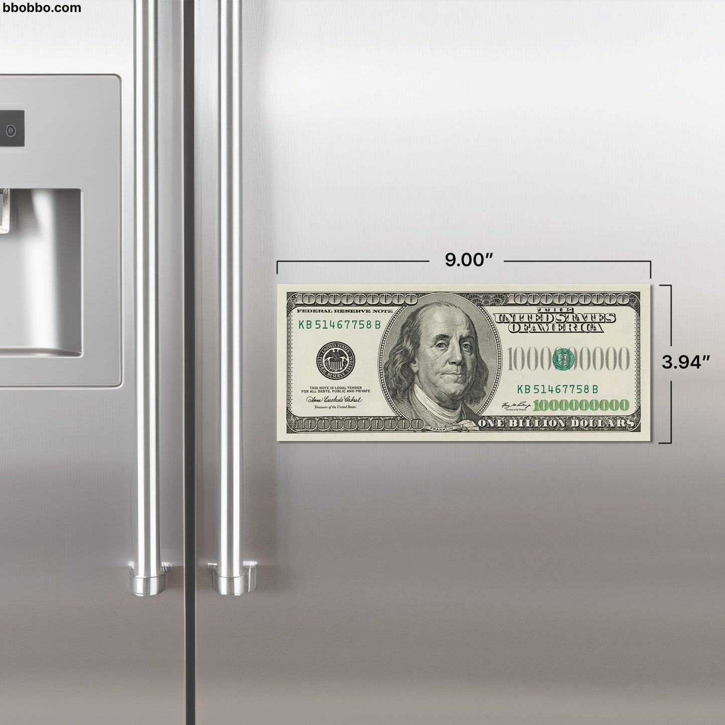 One Billion Dollar Dream Magnet