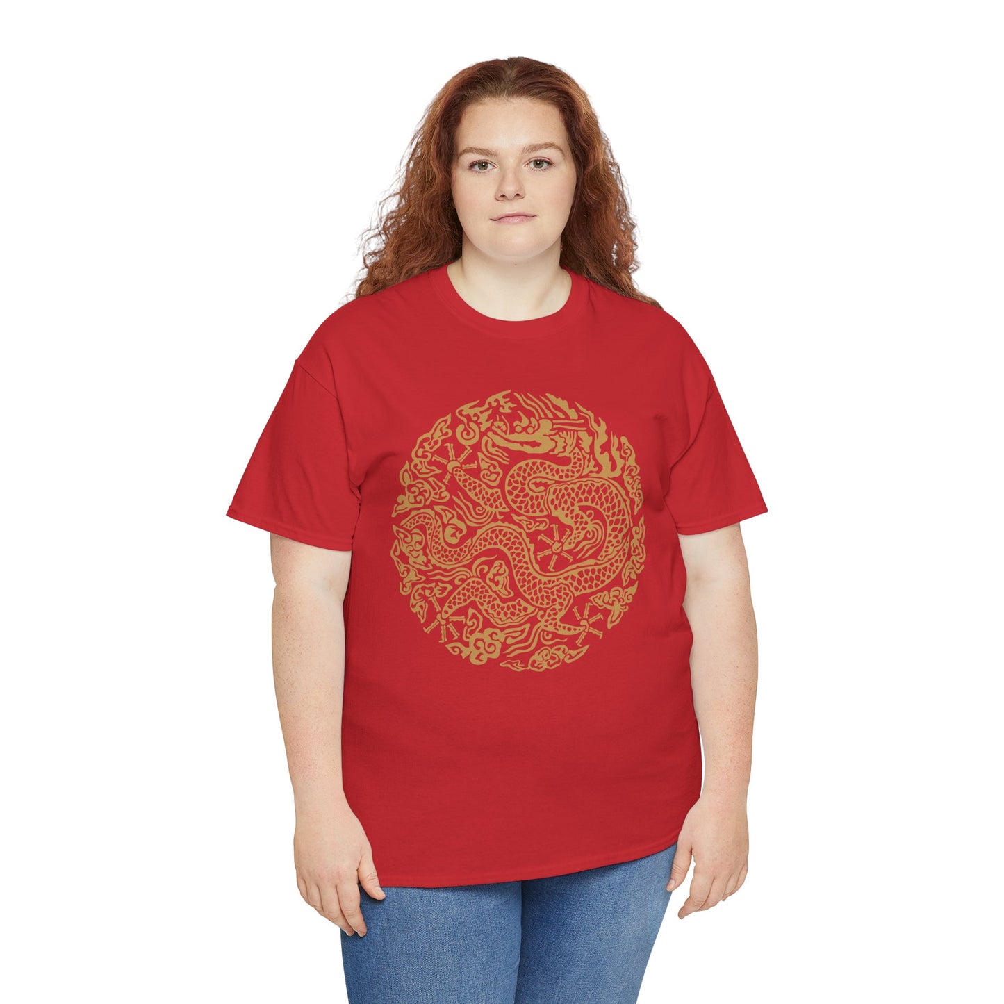 GonRyong Korean King Symbol Women's T-Shirt Red