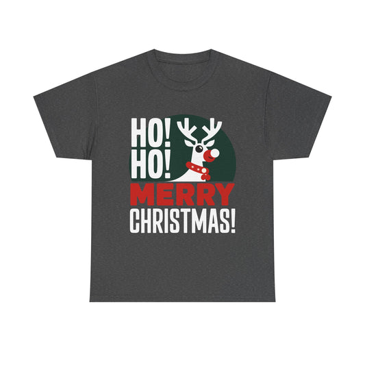 Ho Ho Merry Christmas - Classic Christmas Slogan Unisex Tee