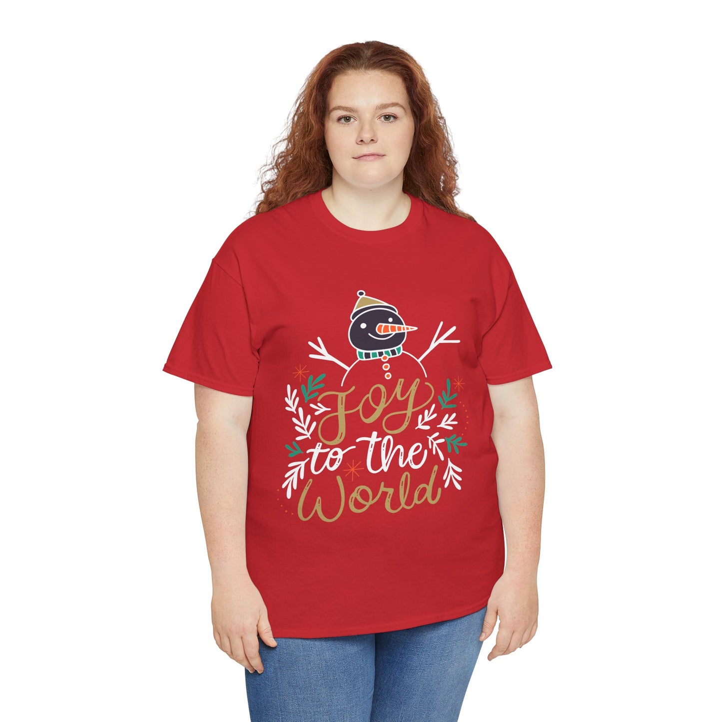 Joy to the World T-Shirt - Classic Christmas Slogan Unisex Tee