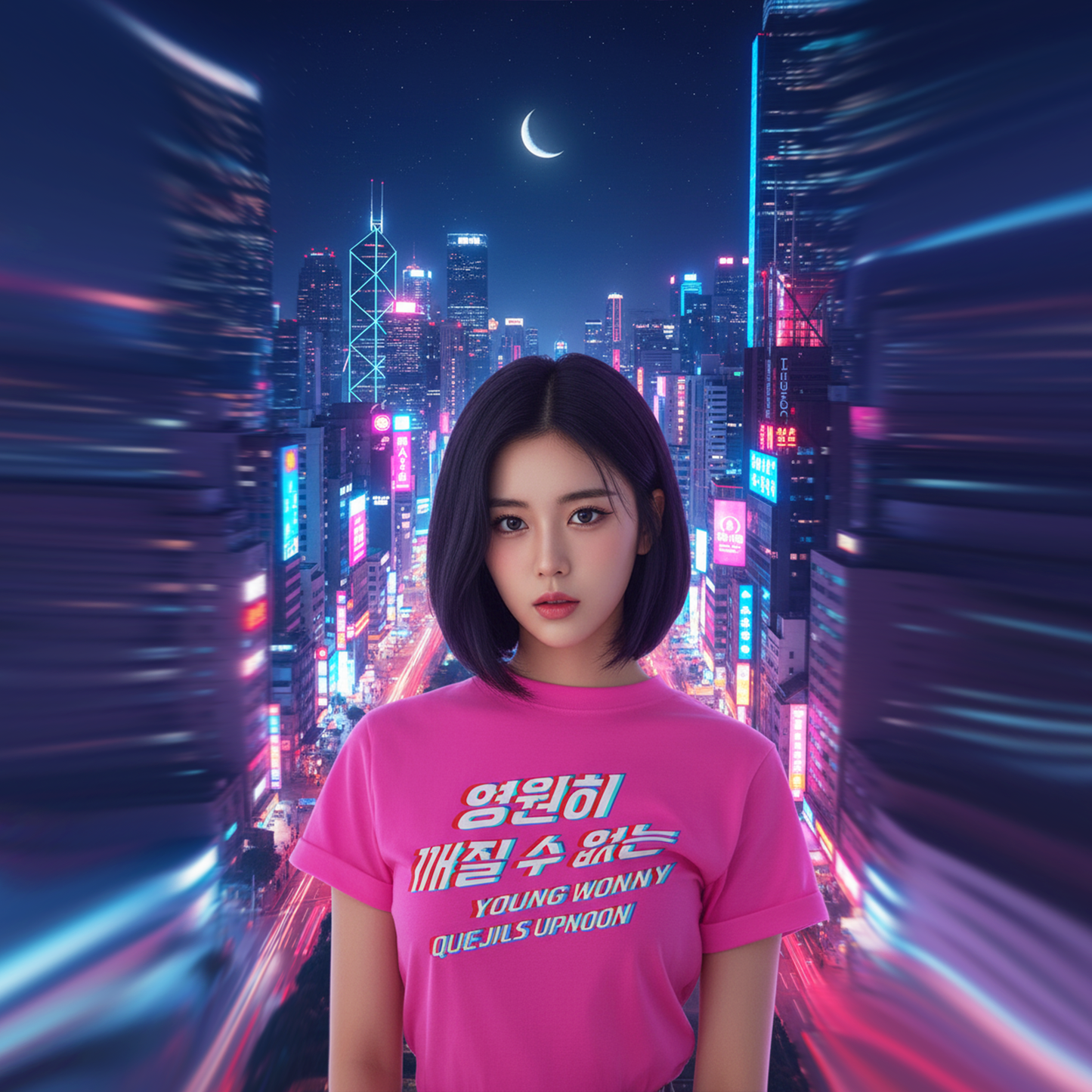 Kpop 영원히 깨질 수 없는 Unbreakable forever Pink Women's T Shirt