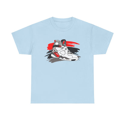 JumpStar Retro High-Top Sneaker Graphic Tee 01