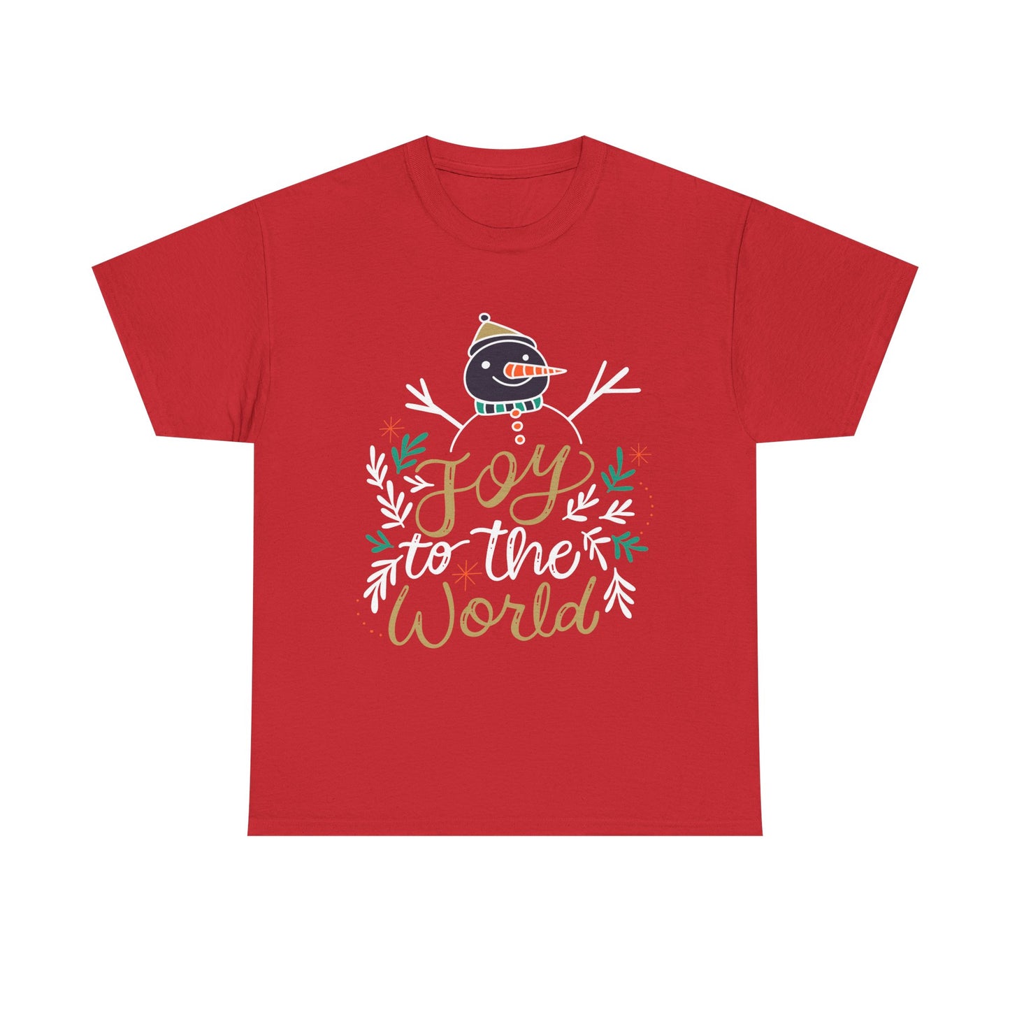 Joy to the World T-Shirt - Classic Christmas Slogan Unisex Tee