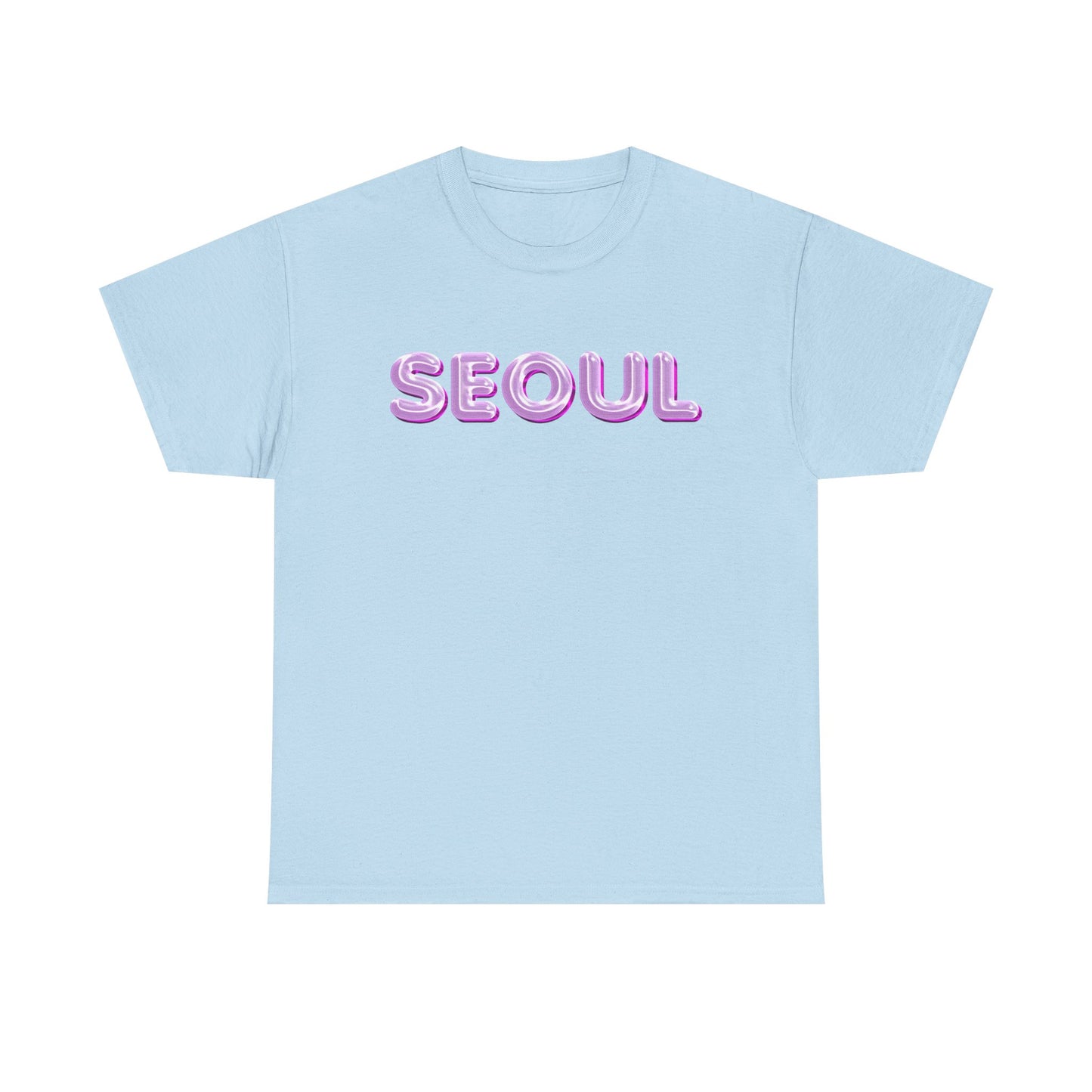 Glossy Pink Balloon Seoul Graphic Unisex T-Shirt