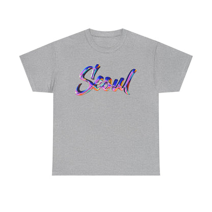 Liquid Chrome SEOUL Unisex Streetwear T-Shirt