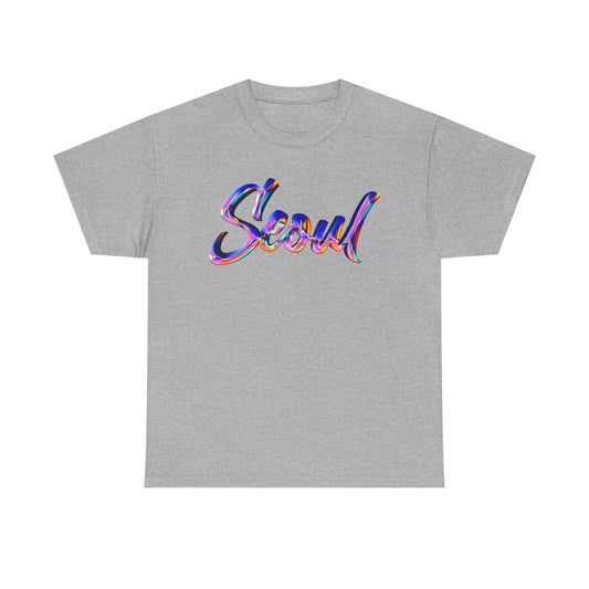 Liquid Chrome SEOUL Unisex Streetwear T-Shirt