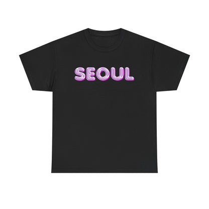 Glossy Pink Balloon Seoul Graphic Unisex T-Shirt