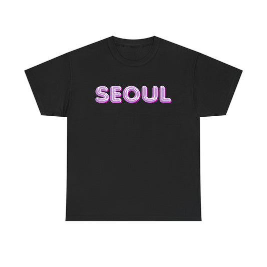 Glossy Pink Balloon Seoul Graphic Unisex T-Shirt