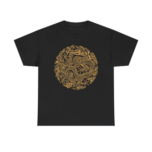 GonRyong Korean King Symbol Men's T-Shirt Black
