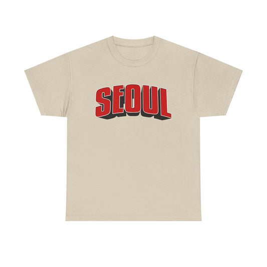 Retro Varsity SEOUL – Unisex Streetwear T-Shirt