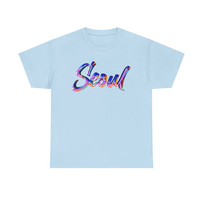 Liquid Chrome SEOUL Unisex Streetwear T-Shirt