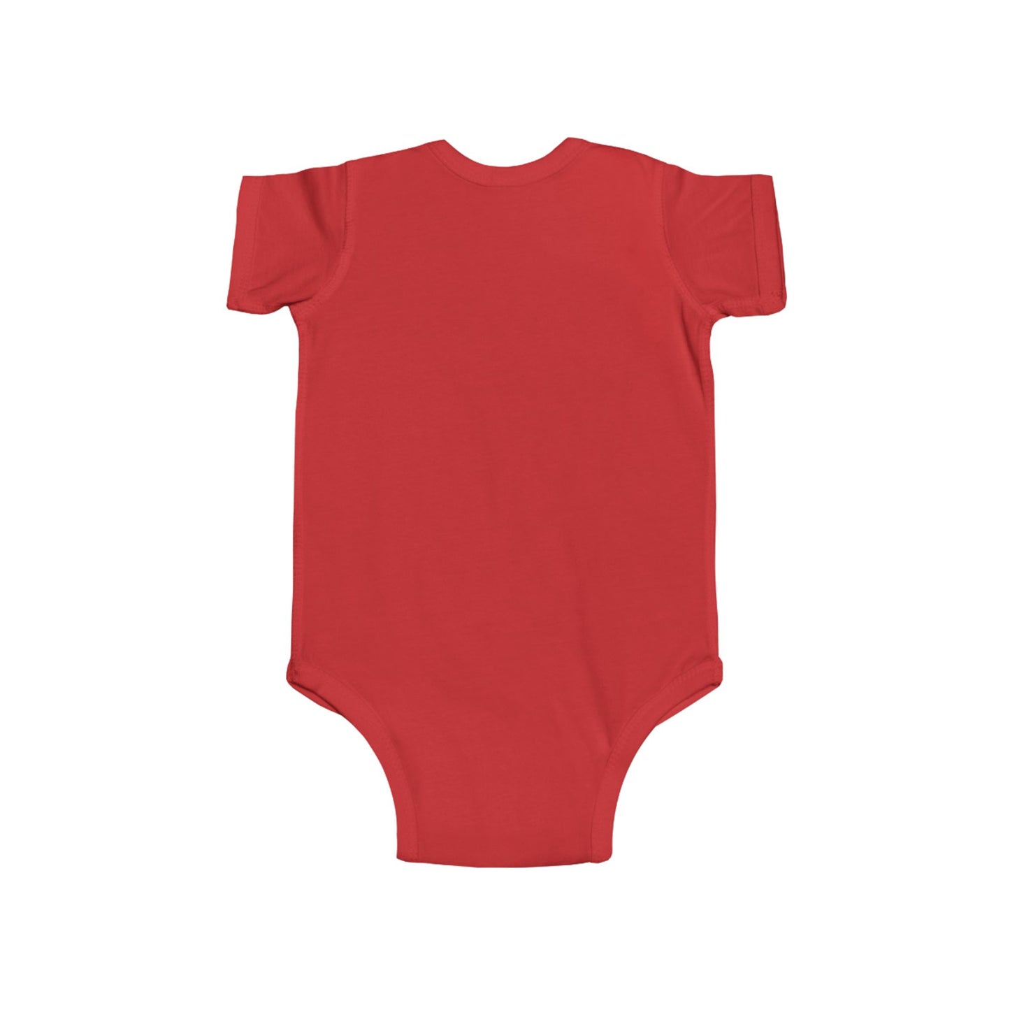 My First Christmas Infant Fine Jersey Bodysuit Red