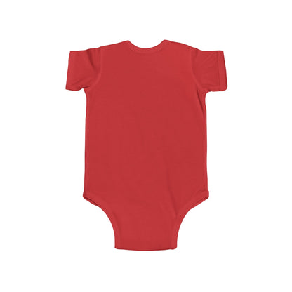 My First Christmas Infant Fine Jersey Bodysuit Red
