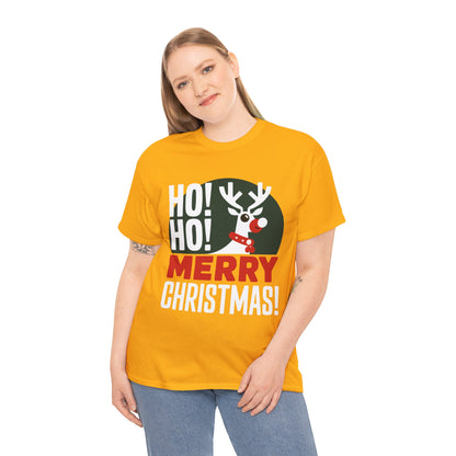 Ho Ho Merry Christmas -  Classic Christmas Slogan Unisex Tee