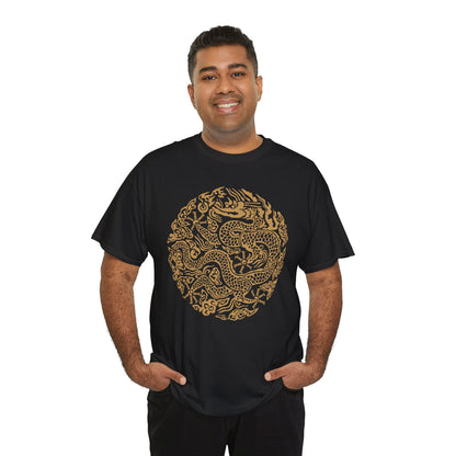 GonRyong Korean King Symbol Men's T-Shirt Black