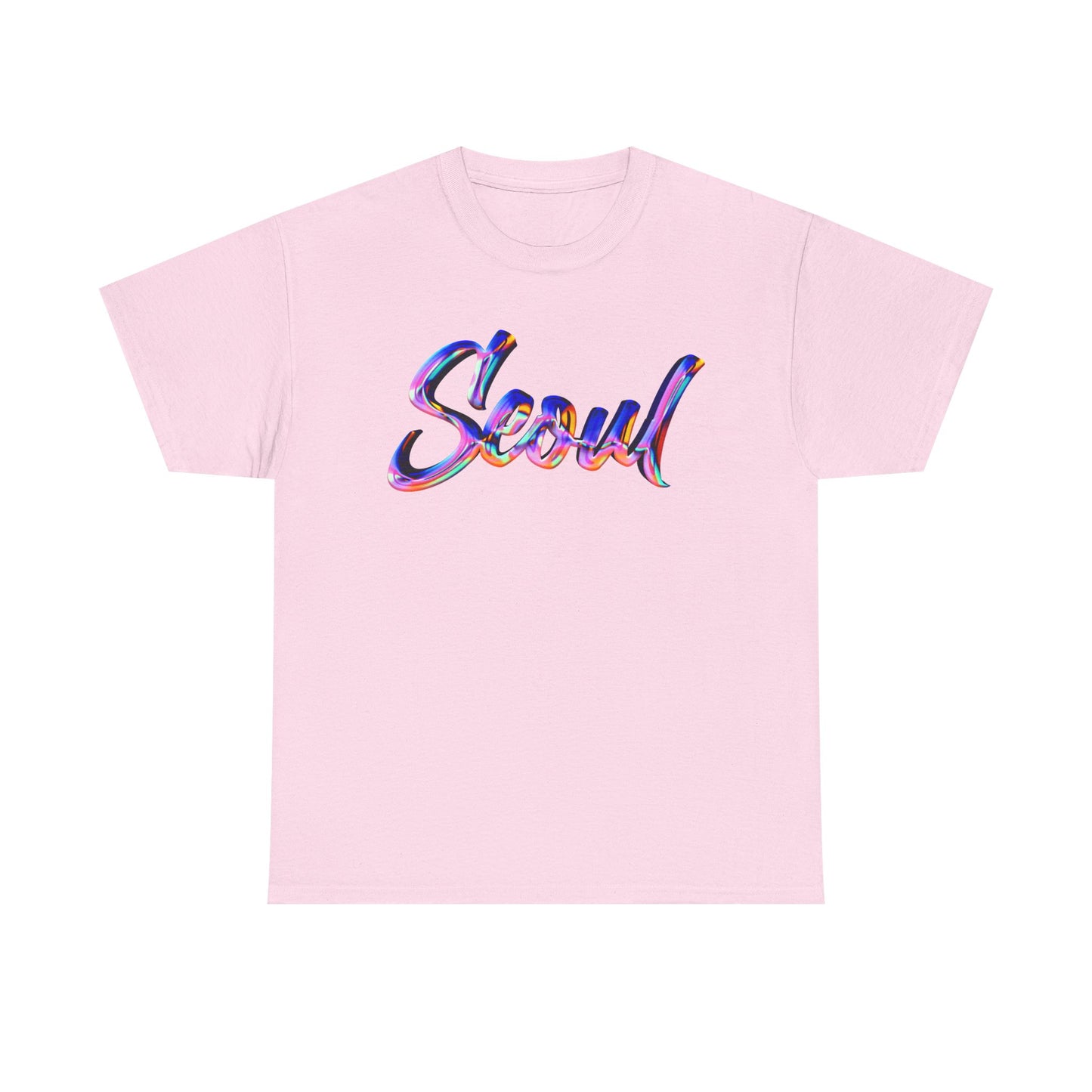 Liquid Chrome SEOUL Unisex Streetwear T-Shirt