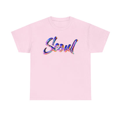 Liquid Chrome SEOUL Unisex Streetwear T-Shirt