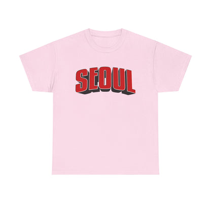 Retro Varsity SEOUL – Unisex Streetwear T-Shirt