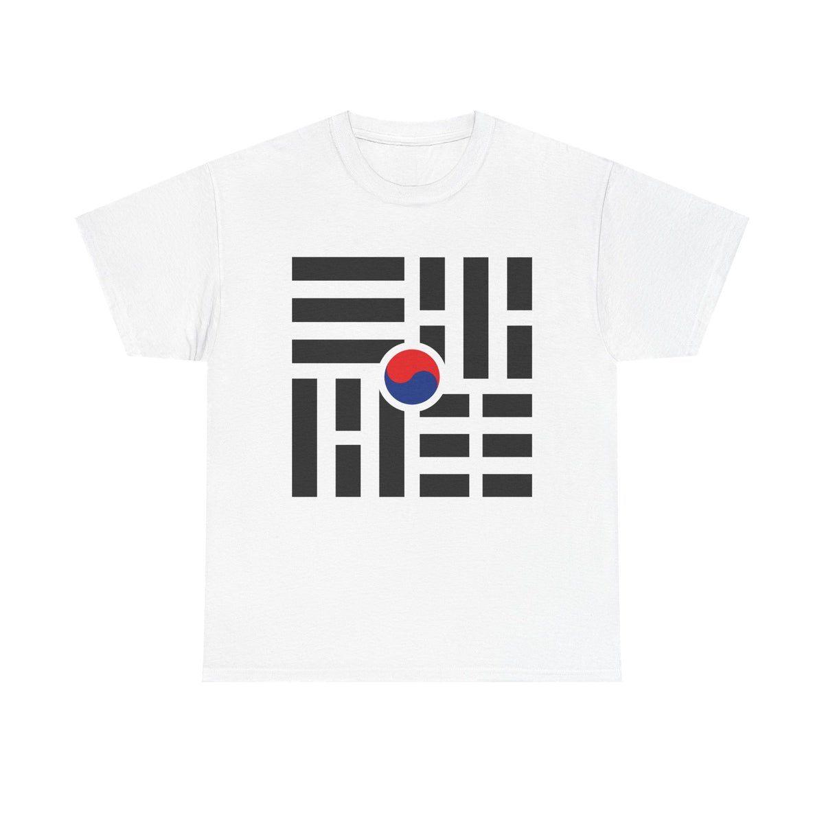 Minimal Taegeuk Circle Graphic Tee