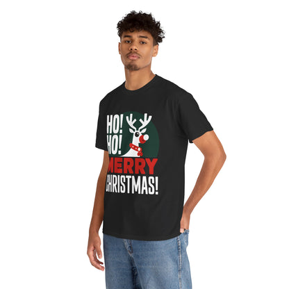 Ho Ho Merry Christmas -  Classic Christmas Slogan Unisex Tee