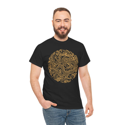 GonRyong Korean King Symbol Men's T-Shirt Black