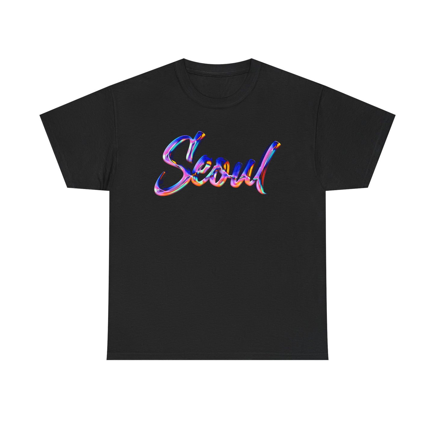 Liquid Chrome SEOUL Unisex Streetwear T-Shirt