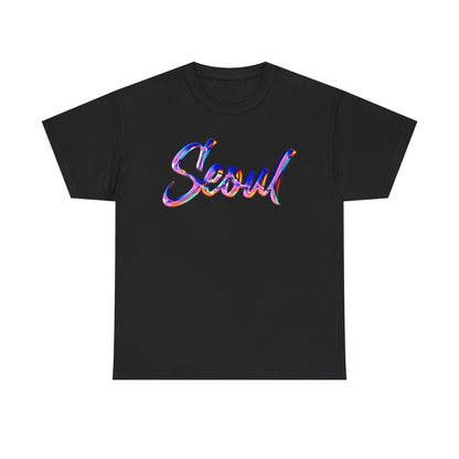 Liquid Chrome SEOUL Unisex Streetwear T-Shirt
