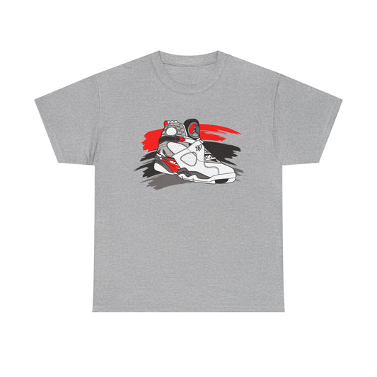 JumpStar Retro High-Top Sneaker Graphic Tee 01