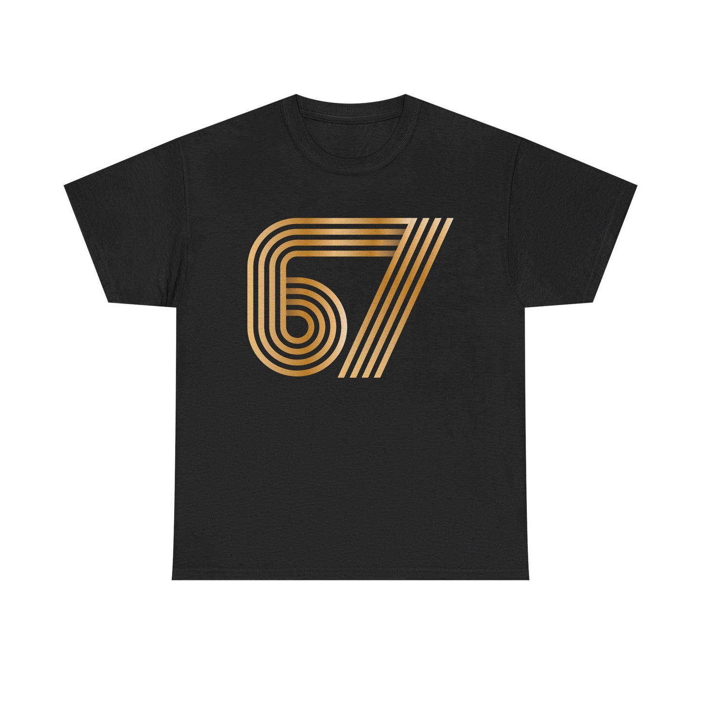 Official 6 7 Six Seven Gen Z Trending T-Shirt Type Five Black
