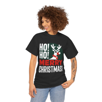 Ho Ho Merry Christmas -  Classic Christmas Slogan Unisex Tee