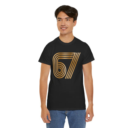 Official 6 7 Six Seven Gen Z Trending T-Shirt Type Five Black