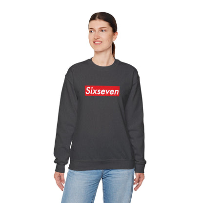 Official 6 7 Six Seven Gen Z Trending T-Shirt Type Six Sweatshirt