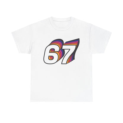 Official 6 7 Six Seven Gen Z Trending T-Shirt Type Four White