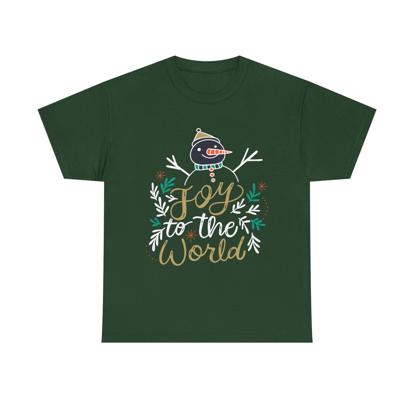 Joy to the World T-Shirt - Classic Christmas Slogan Unisex Tee