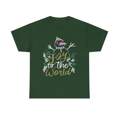 Joy to the World T-Shirt - Classic Christmas Slogan Unisex Tee