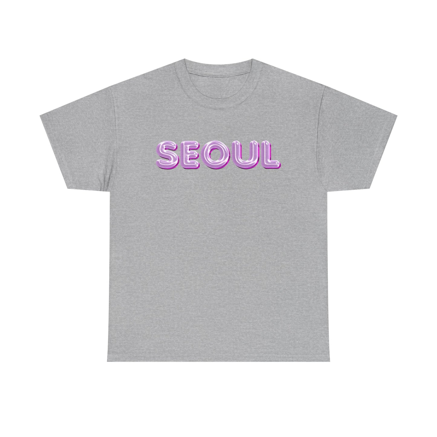 Glossy Pink Balloon Seoul Graphic Unisex T-Shirt