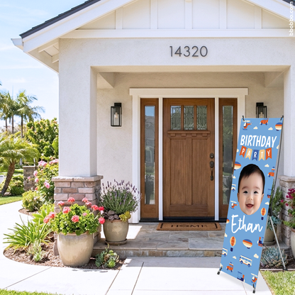 Make Your Baby the Star of Their Birthday. Custom Standing Banner + Stand Included + Free Shipping - BB04
