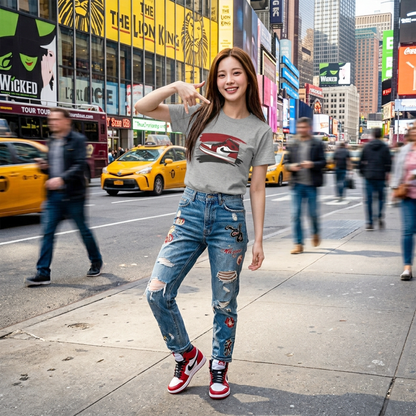 JumpStar Retro High-Top Sneaker Graphic Tee 02