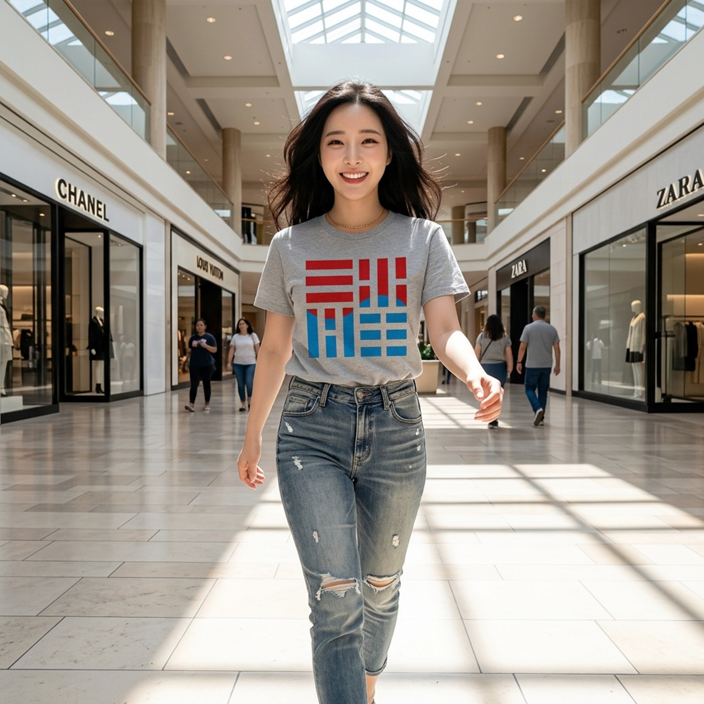 Taegeukgi Symbol Graphic Tee Design 01