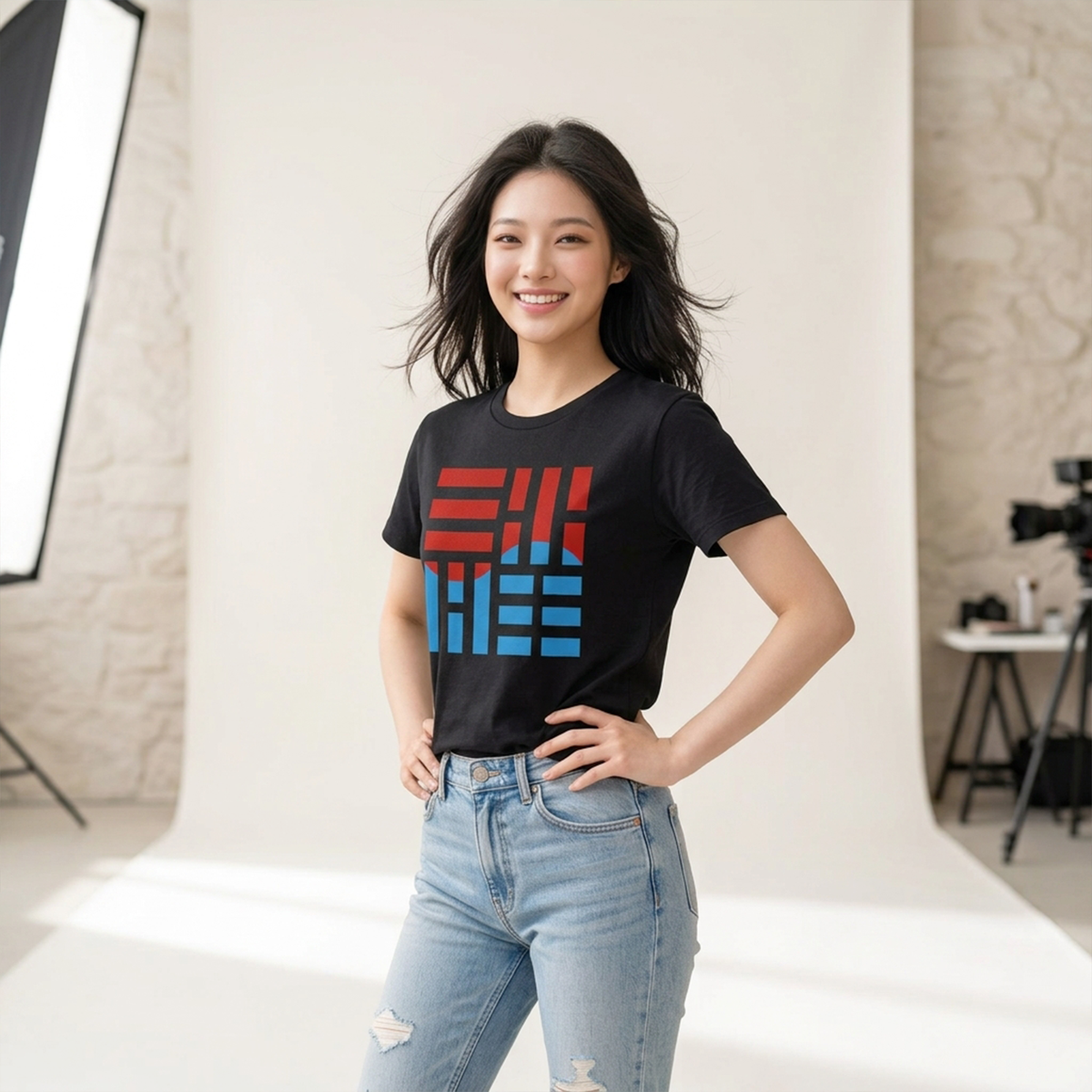 Taegeukgi Symbol Graphic Tee Design 01