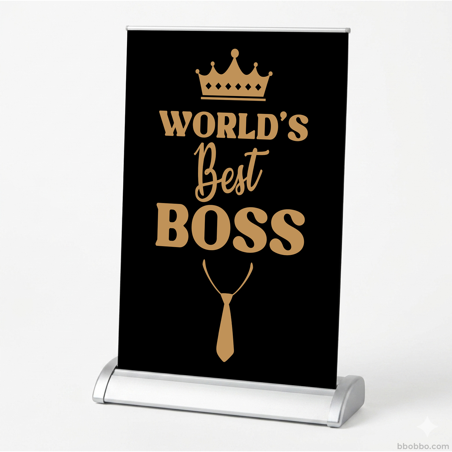 World’s Best Boss Retractable Banner | A Special Gift for Bosses | Free Shipping