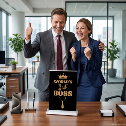World’s Best Boss Retractable Banner | A Special Gift for Bosses | Free Shipping