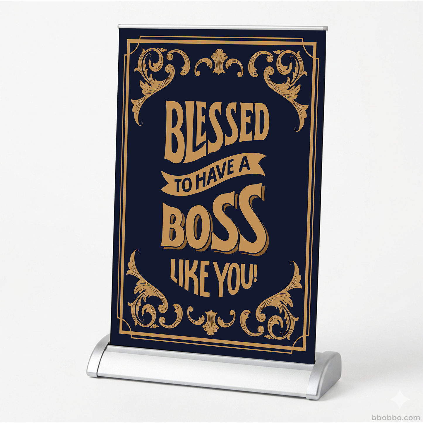 World’s Best Boss Retractable Banner | A Special Gift for Bosses | Free Shipping - RB02