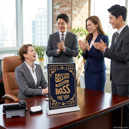 World’s Best Boss Retractable Banner | A Special Gift for Bosses | Free Shipping - RB02