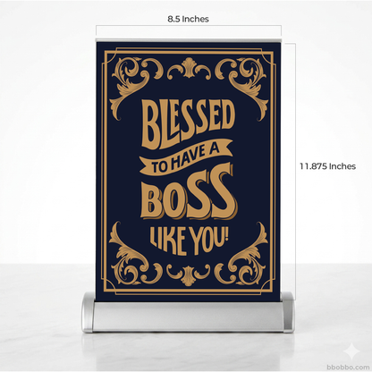 World’s Best Boss Retractable Banner | A Special Gift for Bosses | Free Shipping - RB02