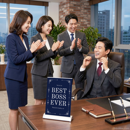 Best Boss Ever Retractable Banner | A Special Gift for Bosses | Free Shipping - RB04