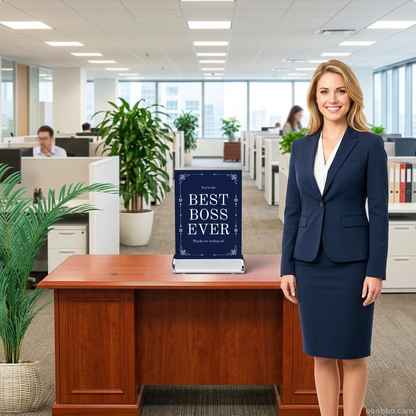 Best Boss Ever Retractable Banner | A Special Gift for Bosses | Free Shipping - RB04