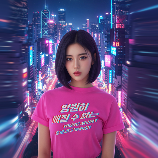 Kpop 영원히 깨질 수 없는 Unbreakable forever Pink Women's T Shirt